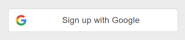 Google Sign Up button