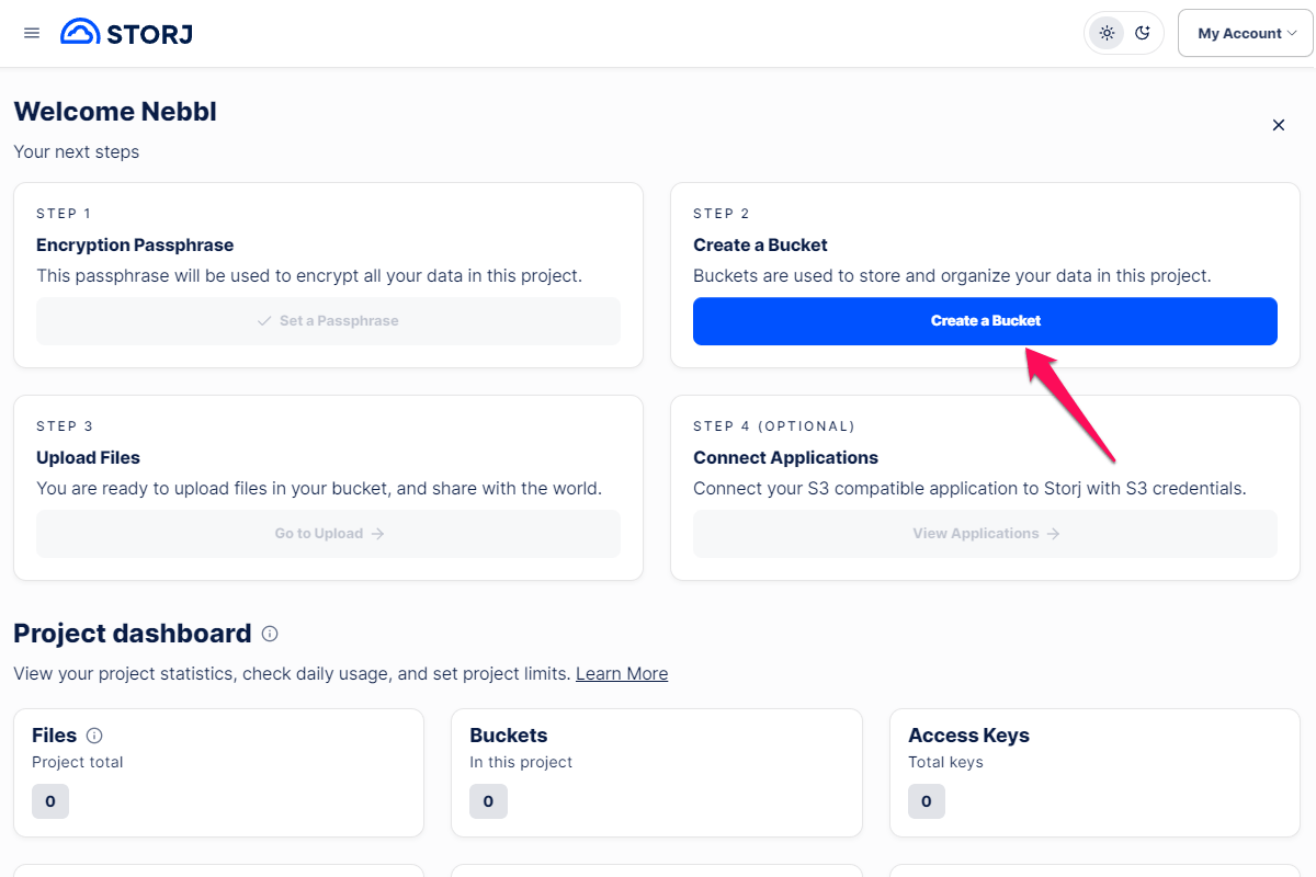 Cloudflare R2 Overview page