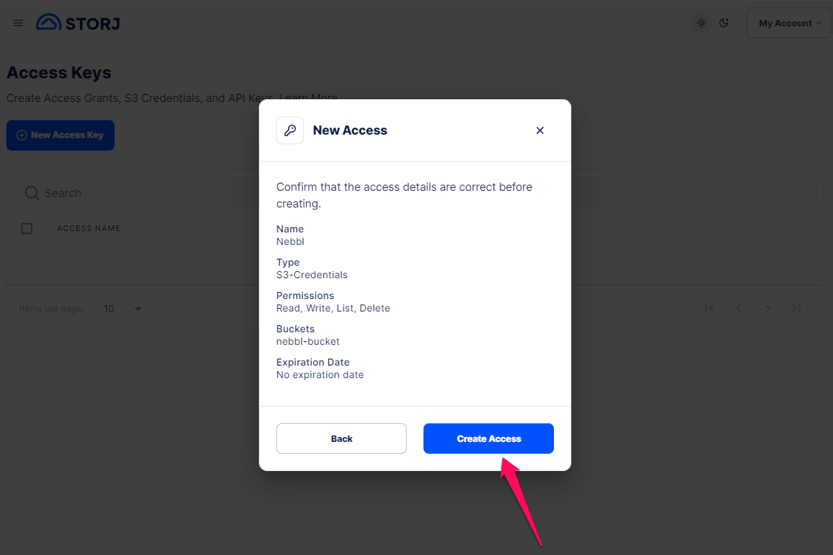 Cloudflare R2 Create API Token page top