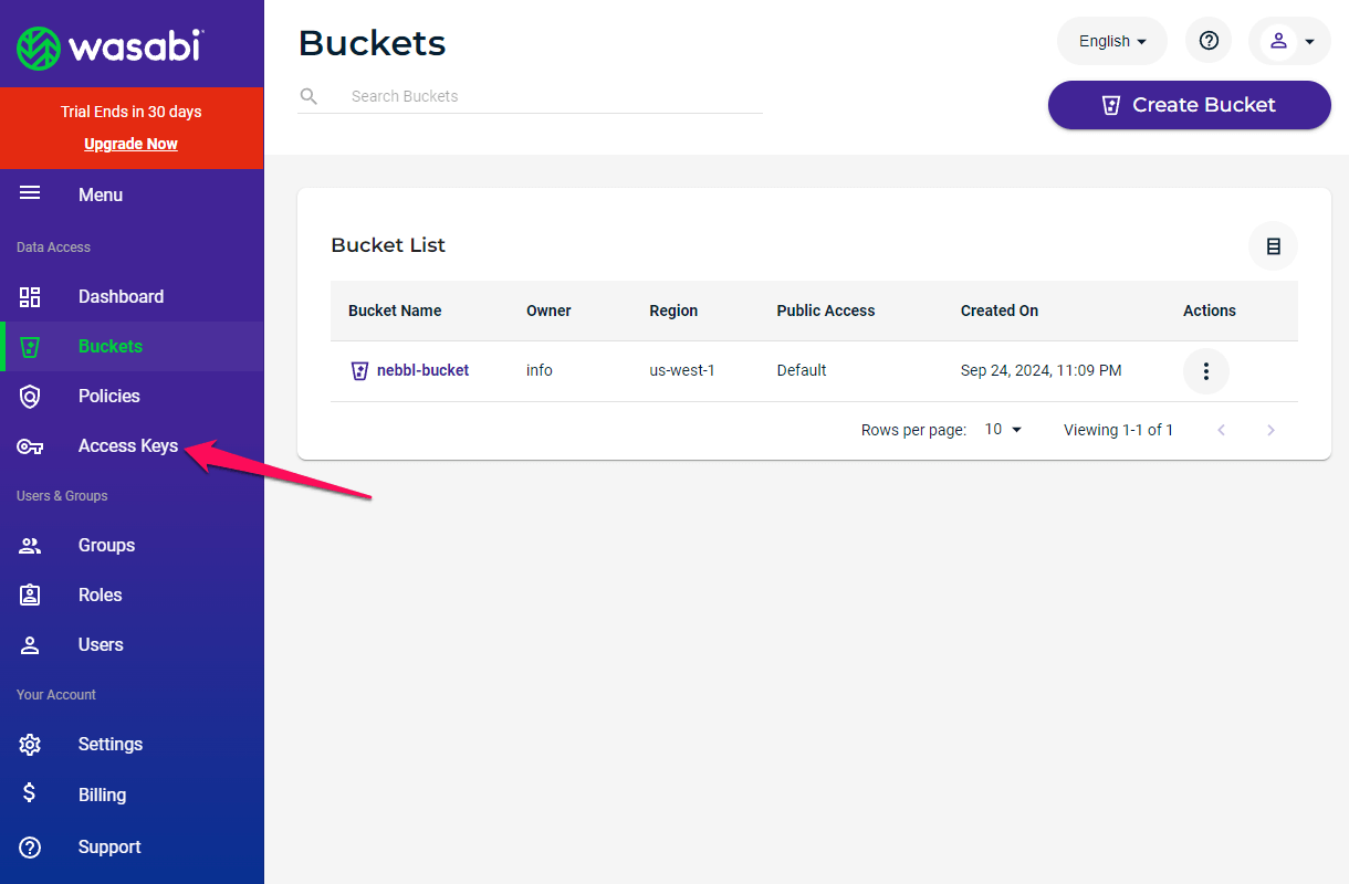 Cloudflare R2 bucket Objects page